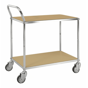 ESD-Etagenwagen mit 2 Böden bis 150kg belastbar 4 Lenkrollen