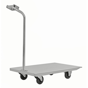 Plattformwagen Griffroller, bis 400kg belastbar, 2 Bockrollen, 2 Lenkrollen, verzinkt