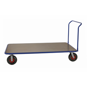 Extra großer Plattformwagen, bis 500kg belastbar, 2 Bockrollen, 2 Lenkrollen