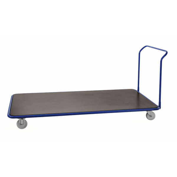 Extra großer Plattformwagen, bis 500kg belastbar, 2 Bockrollen, 2 Lenkrollen