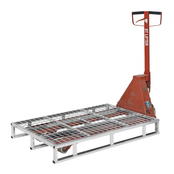 Stahlpalette Palettenhandling Gitter