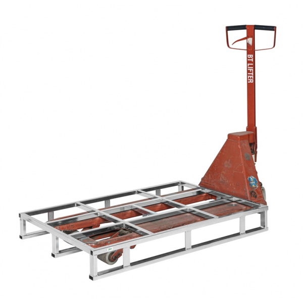 Stahlpalette Palettenhandling