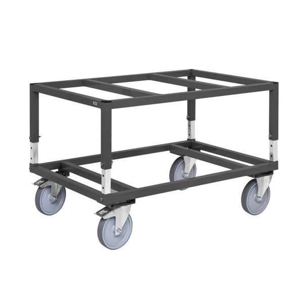 Palettenwagen Höhenverstellbar mit Bremse Geeignet für EUR-Palette