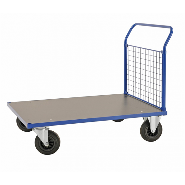 Plattformwagen Plattformwagen, bis 500kg belastbar, 2 Bockrollen, 2 Lenkrollen, blau