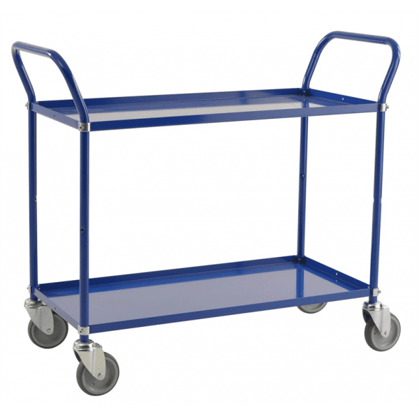 Etagenwagen bis 250kg belastbar 4 Lenkrollen 2 davon mit Bremse