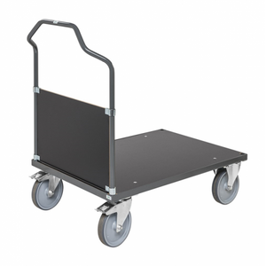 Plattformwagen MDF Platte Markierungsfreie Rollen mit Bremse