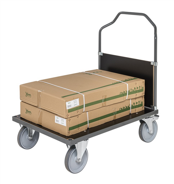 Plattformwagen MDF Platte Markierungsfreie Rollen mit Bremse