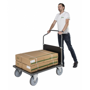 Plattformwagen MDF Platte mit Bremse Markierungsfreie Rollen