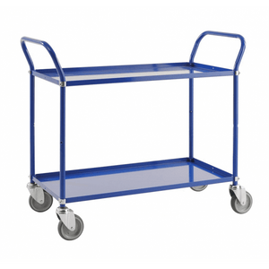 Etagenwagen 2 Böden bis 250kg belastbar mit Bremse