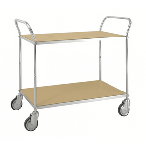 ESD-Etagenwagen mit 2 Böden bis 250kg belastbar, 4 Lenkrollen