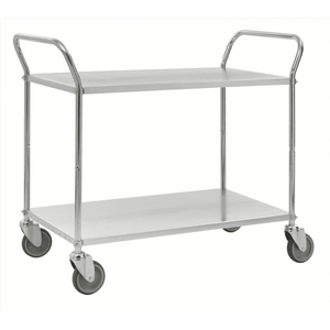 Etagenwagen 2 Böden bis 250kg belastbar mit Bremse