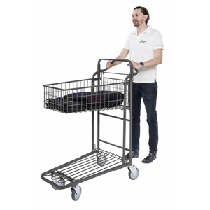 Einkaufswagen Ergonomischer Griff 2 Böden