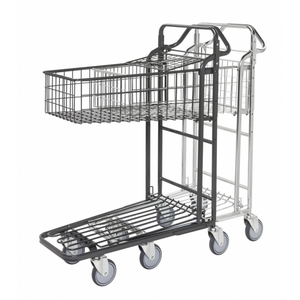 Einkaufswagen Ergonomischer Griff 2 Böden