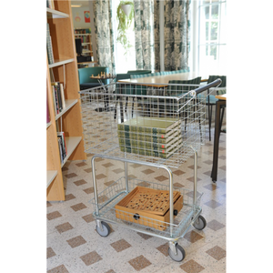 Gitterwagen Allzweckwagen, bis 100kg belastbar, 4 Lenkrollen, verzinkt