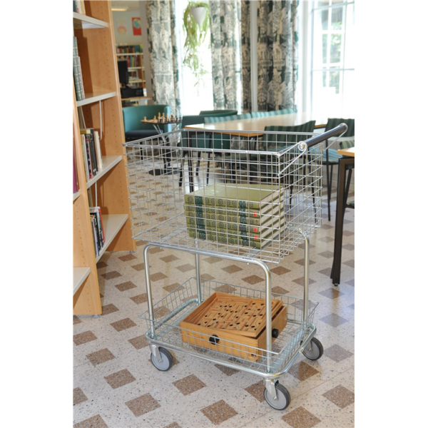 Gitterwagen Allzweckwagen, bis 100kg belastbar, 4 Lenkrollen, verzinkt