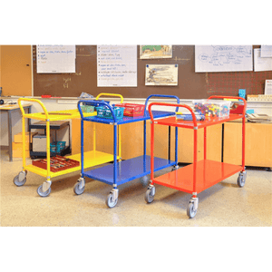 Etagenwagen bis 250kg belastbar 4 Lenkrollen 2 davon mit Bremse