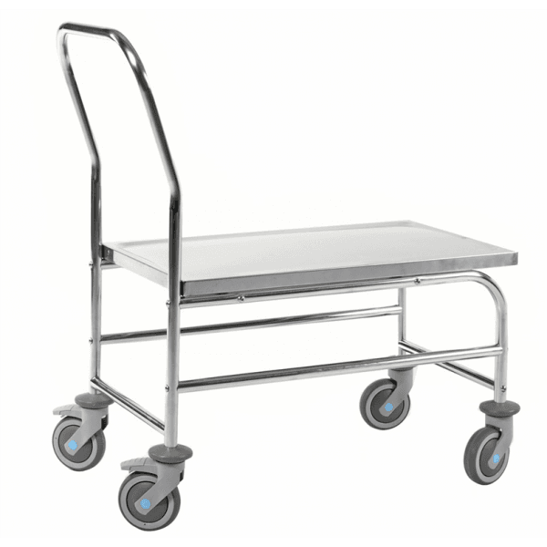 Edelstahlwagen, Klasse C3 Edelstahl 18/8 | Stabiler Edelstahlwagen-Plattformwagen