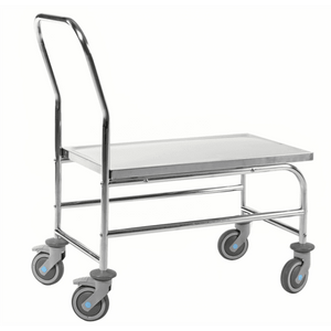 Edelstahlwagen, Klasse C3 Edelstahl 18/8 | Stabiler Edelstahlwagen-Plattformwagen