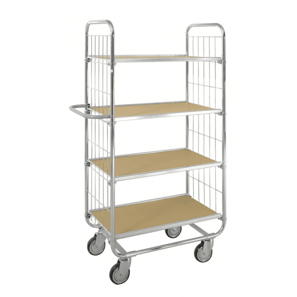 Etagenwagen ESD-Wagen bis 250kg belastbar 4 Lenkrollen, verzinkt