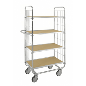 Etagenwagen ESD-Wagen bis 250kg belastbar 4 Lenkrollen, verzinkt