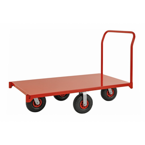 Extra großer Plattformwagen, bis 1200kg belastbar, 2 Bockrollen, 2 Lenkrollen