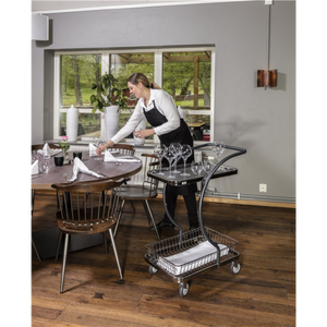 Servierwagen C-Line Einkaufswagen, bis 120kg belastbar, 4 Lenkrollen, grau