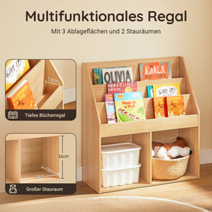 Kinderregal | Zeitungsständer | Aufbewahrungsregal | Bücherregal für Kinder