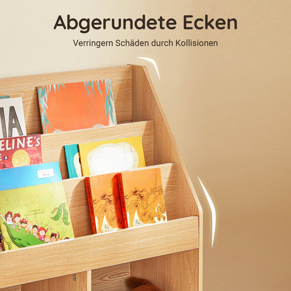 Kinderregal | Zeitungsständer | Aufbewahrungsregal | Bücherregal für Kinder