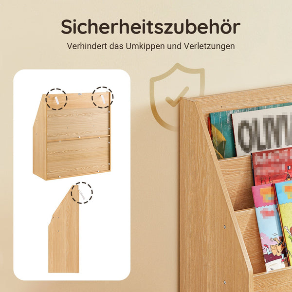 Kinderregal | Zeitungsständer | Aufbewahrungsregal | Bücherregal für Kinder