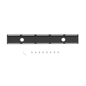 Goulotte de câbles pour bureau 109 x 20 cm noire