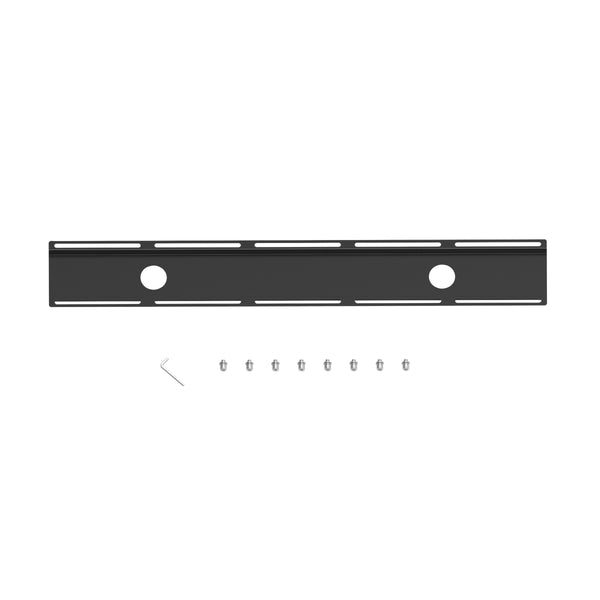 Goulotte de câbles pour bureau 109 x 20 cm noire