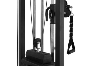 Kabelzugturm 298 x 65 x 216 cm schwarz