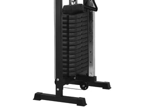 Kabelzugturm 298 x 65 x 216 cm schwarz