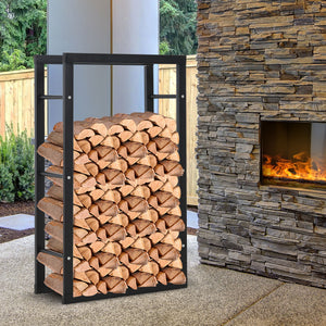 Kaminholzregal 100x60x25cm Brennholzregal Kaminholzständer