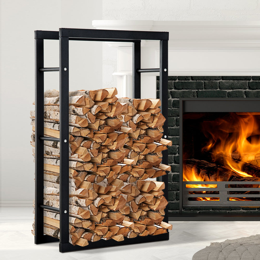Firewood rack 100x60x25cm Firewood shelf Firewood stand
