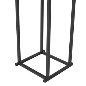 Kaminholzregal Tibro Stahl 35x35x120cm Schwarz