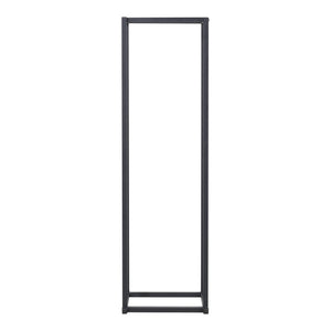 Kaminholzregal Tibro Stahl 35x35x120cm Schwarz
