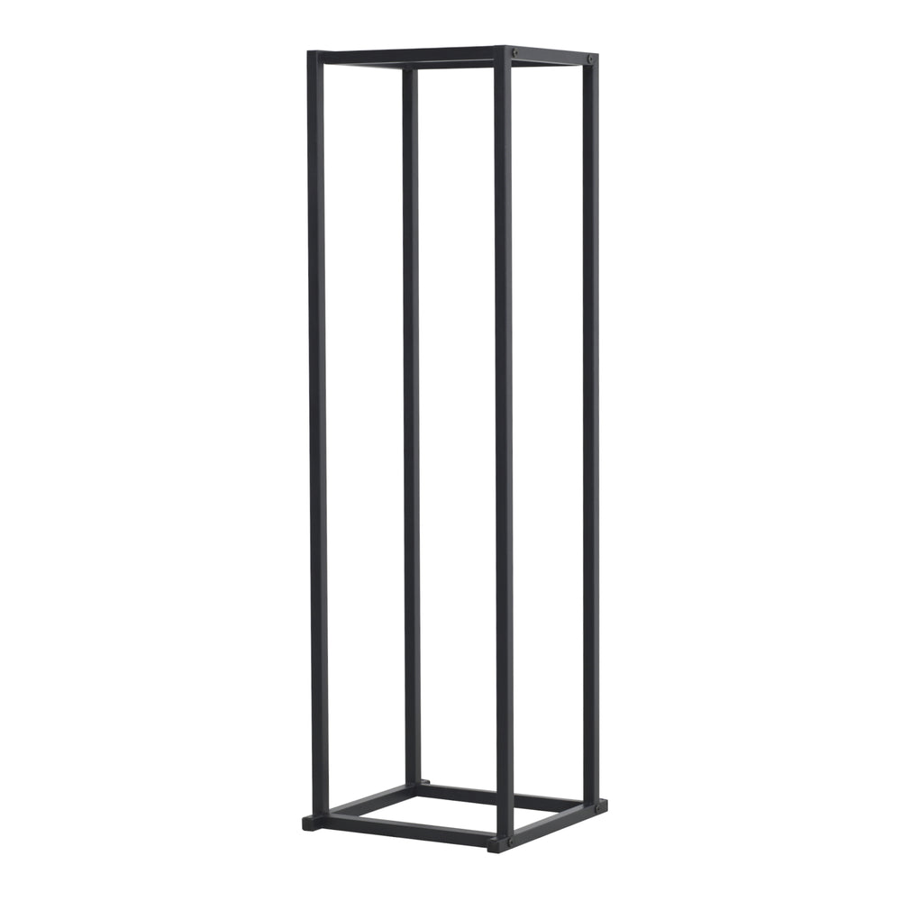 Tibro steel firewood rack, 35x35x120cm, black