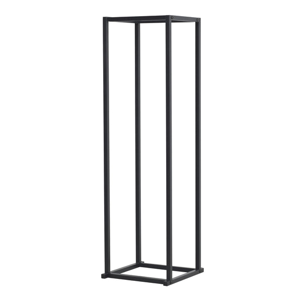 Kaminholzregal Tibro Stahl 35x35x120cm Schwarz