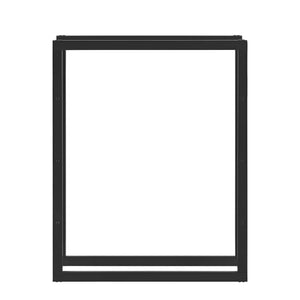 Kaminholzregal Brennholzregal Kasan 80x100x25 cm Stahl