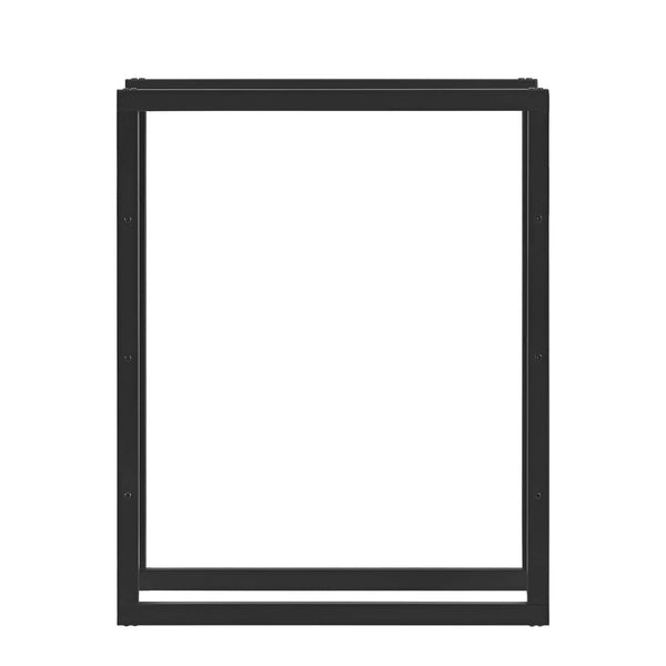 Kaminholzregal Brennholzregal Kasan 80x100x25 cm Stahl
