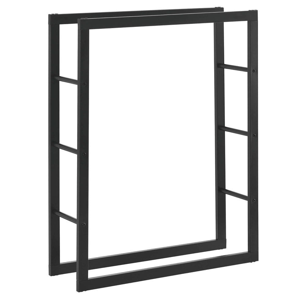 Firewood rack, log rack Kasan 80x100x25 cm steel