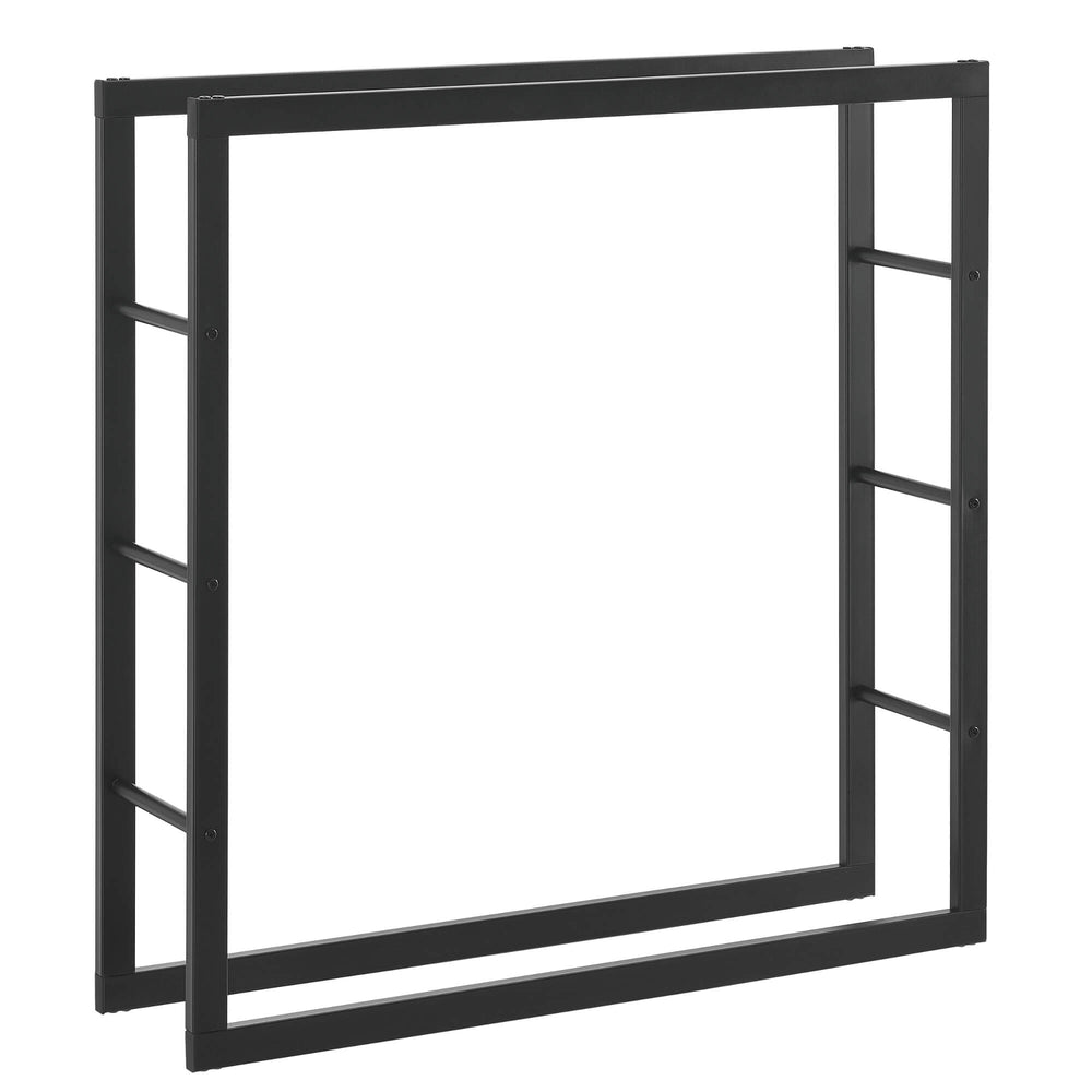 Firewood rack, log rack Kasan 100x100x25 cm steel