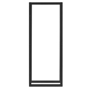 Kaminholzregal Täby Stahl 60x25x150cm Schwarz