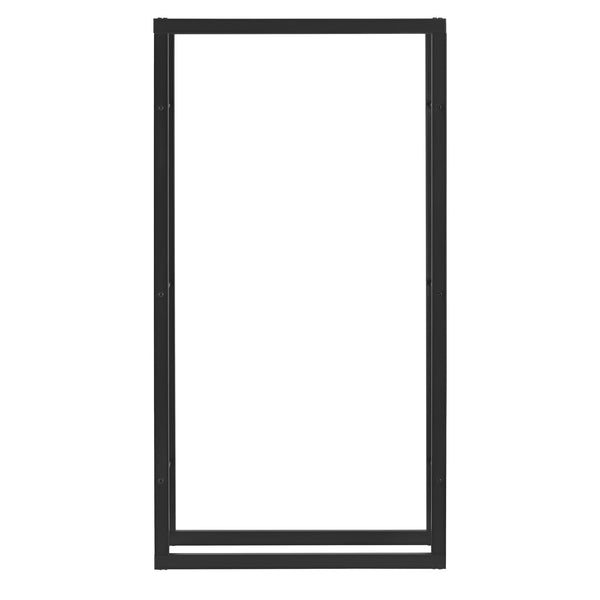 Kaminholzregal Täby Stahl 80x25x150cm Schwarz