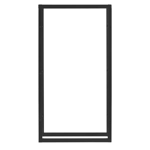 Kaminholzregal Brennholzregal Kasan 75x150x25 cm Stahl