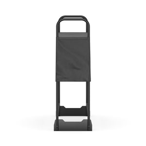 Kaminholzregal mit Abdeckung HELM 120 x 36 x 117 cm schwarz
