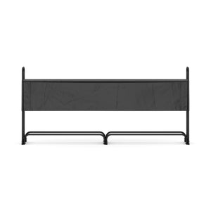 Kaminholzregal mit Abdeckung HELM 260 x 36 x 117 cm schwarz