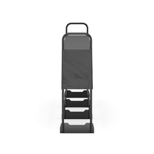 Kaminholzregal mit Abdeckung HELM 386 x 36 x 117 cm schwarz