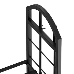 Kaminholzregal mit Kaminbesteck 40 x 30 x 74 cm